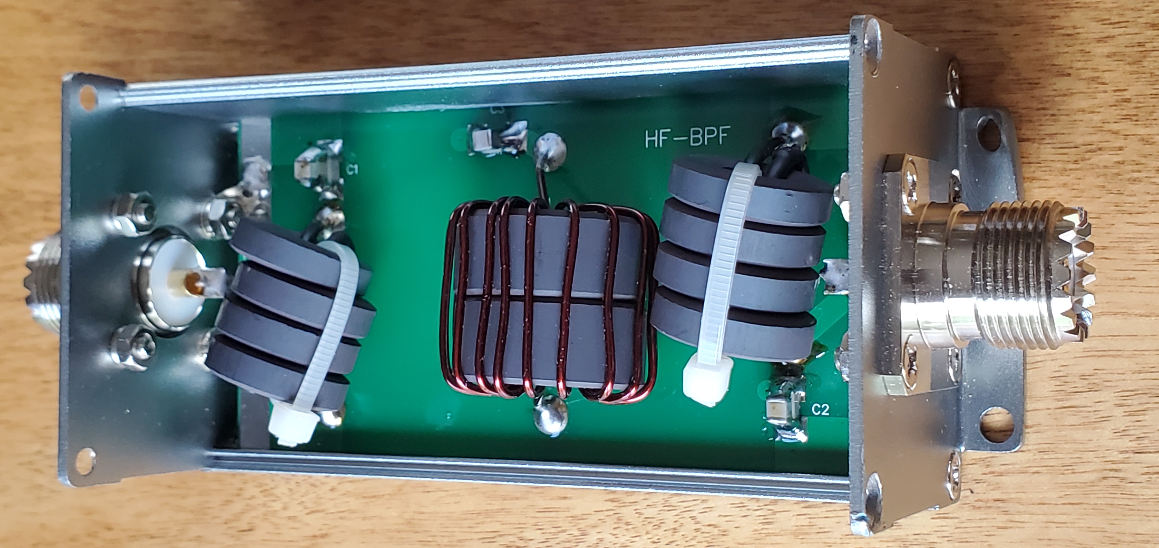 20m Band Pass Filter - inside view 2